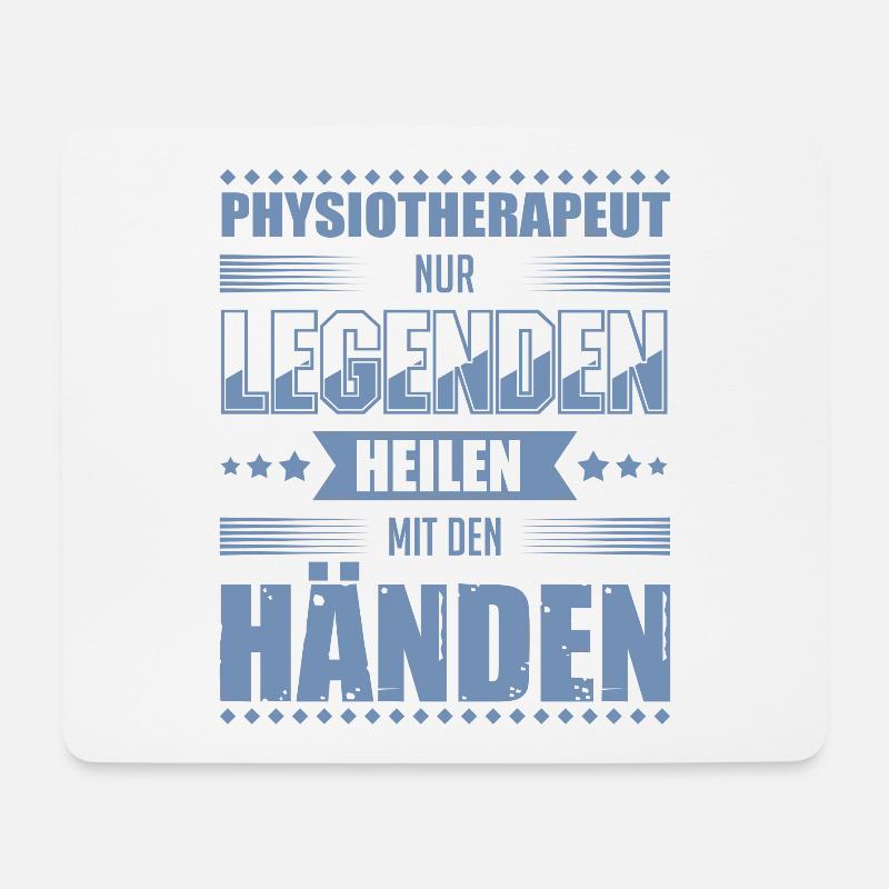 Physiotherapeut Geschenkideen - Mousepad (Querformat) - Weiß