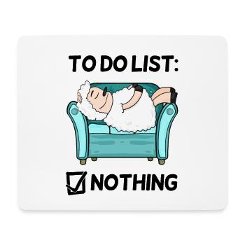 Funny Saying Funny Sayings - Sheep Motif - Mouse Pad (horizontal) - white - Front