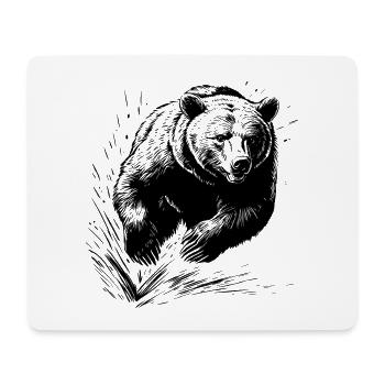 Cerclage - Tapis de souris (format paysage) - blanc - Devant