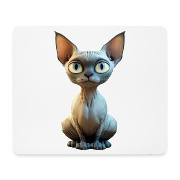 Sphynx Katze Sphynxkatze Canadian Cat Süße Sphinx - Mousepad (Querformat) - Weiß - Vorne