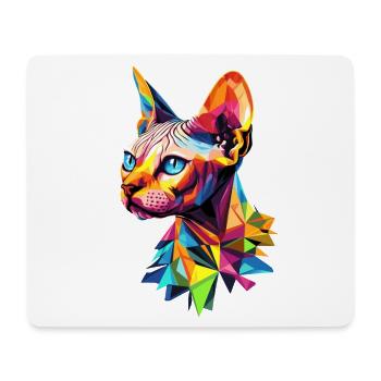 Sphynx Katze Sphynxkatze Canadian Cat Süße Sphinx - Mousepad (Querformat) - Weiß - Vorne