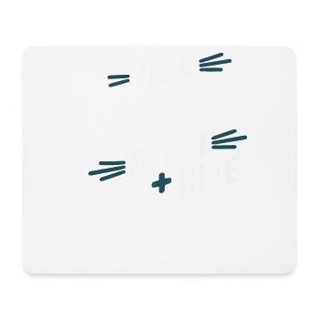 Médecin et cycliste - Tapis de souris (format paysage) - blanc - Devant
