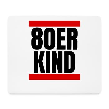 80er Kind - Mousepad (Querformat) - Weiß - Vorne