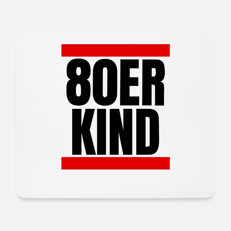 80er Kind - Mousepad (Querformat) - Weiß