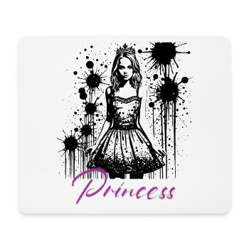 Princess - Mousepad (Querformat) - Weiß - Vorne