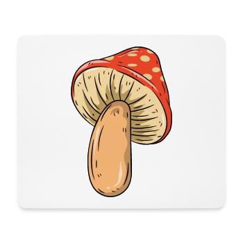 Mushroom - Mouse Pad (horizontal) - white - Front