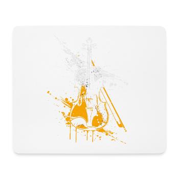 Violin Graffiti - Mouse Pad (horizontal) - white - Front