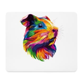 Cochon d’Inde Rongeurs Capybara Rongeur mignon - Tapis de souris (format paysage) - blanc - Devant