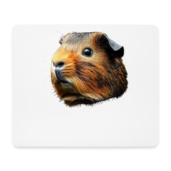 Cochon d’Inde Rongeurs Capybara Rongeur mignon - Tapis de souris (format paysage) - blanc - Devant