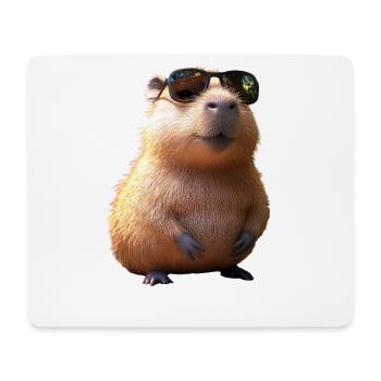 Capybara Be Capy Wasserschwein Lustiges Capybara - Mousepad (Querformat) - Weiß - Vorne