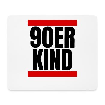 90er Kind - Mousepad (Querformat) - Weiß - Vorne