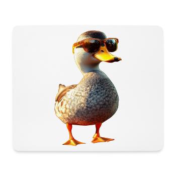 Canard, Canard colvert, Caneton, Caneton, , Canard - Tapis de souris (format paysage) - blanc - Devant