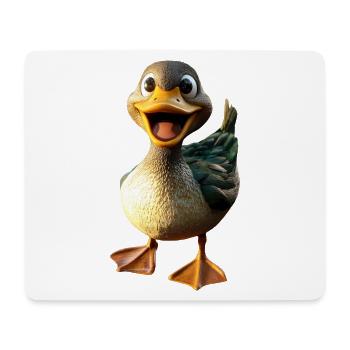 Canard, Canard colvert, Caneton, Caneton, , Canard - Tapis de souris (format paysage) - blanc - Devant