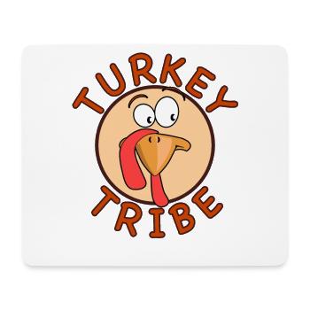 Turkey Tribe – Lustiges Thanksgiving - Mousepad (Querformat) - Weiß - Vorne