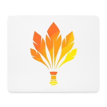 Badminton - Mouse Pad (horizontal) - white - Front