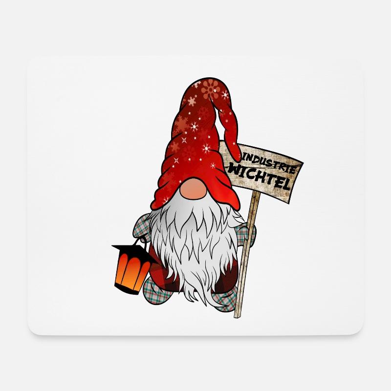 Industrie Wichtel - Mousepad (Querformat) - Weiß