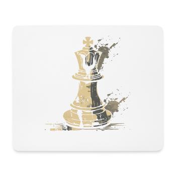 Chess Pieces Graphics - Mouse Pad (horizontal) - white - Front