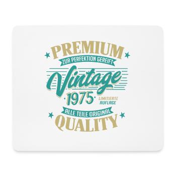 Geburtstag Vintage 1975 Limitierte Auflage - Mousepad (Querformat) - Weiß - Vorne