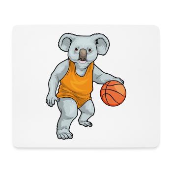 Koala Basketball Player Basketball - Mouse Pad (horizontal) - white - Front