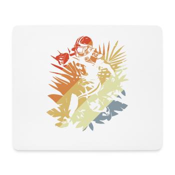 Vintage American Football - Mouse Pad (horizontal) - white - Front