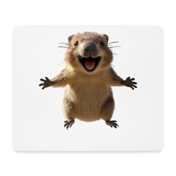 Quokka Be Quokka Happy Australien Lächeln Quokkas - Mousepad (Querformat) - Weiß - Vorne