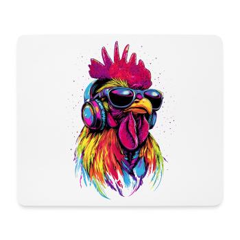 Rooster Chicken Daddy Chicken Coop Dad Farmer Chickens - Mouse Pad (horizontal) - white - Front
