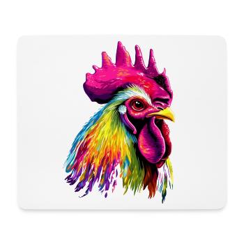 Rooster Chicken Daddy Chicken Coop Dad Farmer Chickens - Mouse Pad (horizontal) - white - Front