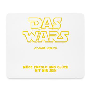 Das Wars - 2025 - Neujahr - Mousepad (Querformat) - Weiß - Vorne