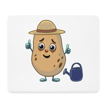 Potato, Farmer, Vegetable, Hobby Gardener, Garden - Mouse Pad (horizontal) - white - Front