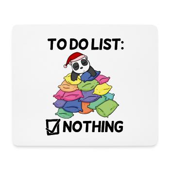 Lustiger Spruch lustige Sprüche - Panda Motiv - Mousepad (Querformat) - Weiß - Vorne