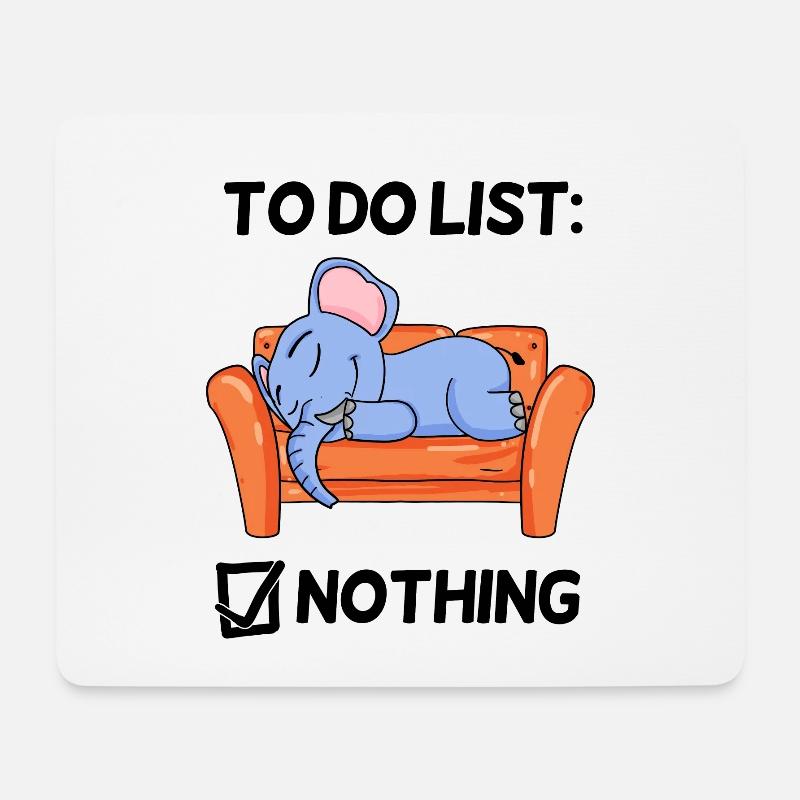 Funny Saying, Funny Sayings - Mouse Pad (horizontal) - white