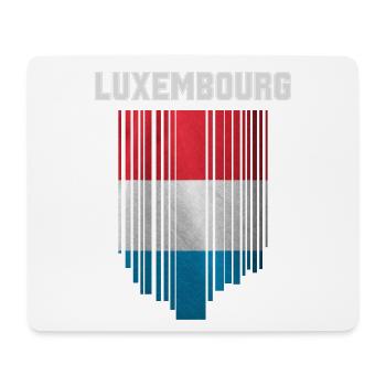 Flagge von Luxemburg, Luxemburger Stolz - Mousepad (Querformat) - Weiß - Vorne
