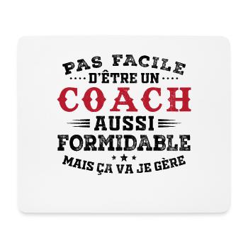 Cadeau Formidable pour Coach Formidable - Tapis de souris (format paysage) - blanc - Devant