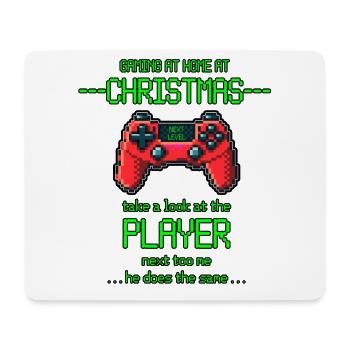Christmas Gaming - Mousepad (Querformat) - Weiß - Vorne