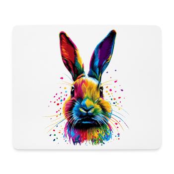 Lapin Lapin Lover Lièvre Lapin Mignons Lapins - Tapis de souris (format paysage) - blanc - Devant