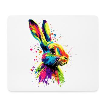 Hase Kaninchen Liebhaber Feldhase Bunny Süße Hasen - Mousepad (Querformat) - Weiß - Vorne