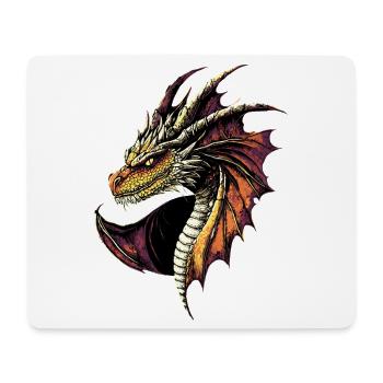 Dragon Mythical Creature Dragon Lover Fire Dragon - Mouse Pad (horizontal) - white - Front