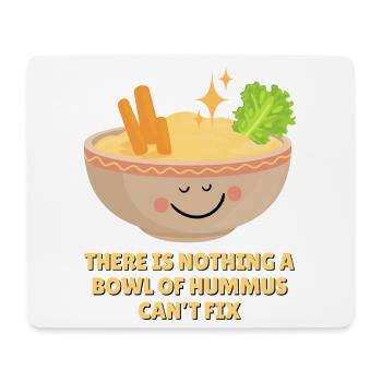 We love hummus - Mouse Pad (horizontal) - white - Front