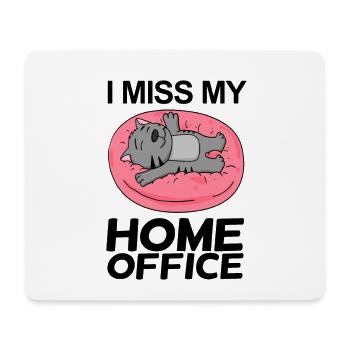 Home Office Spruch lustig - Mousepad (Querformat) - Weiß - Vorne