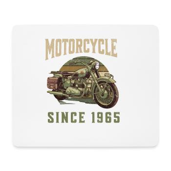 Légende 1965 – Conception de motos vintage - Tapis de souris (format paysage) - blanc - Devant