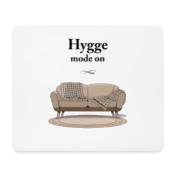 Hygge mode on - Mousepad (Querformat) - Weiß - Vorne