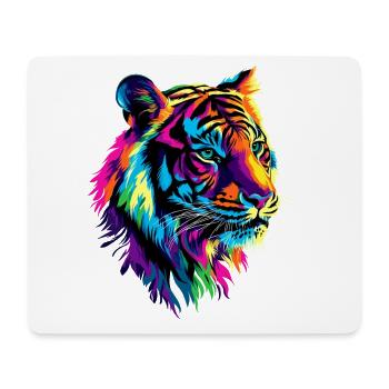 Tiger Raubkatze Wildnis Tiger Katzen Süßer Tiger - Mousepad (Querformat) - Weiß - Vorne