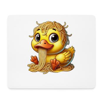 Sweet Duck Spaghetti Spill Italian - Mouse Pad (horizontal) - white - Front