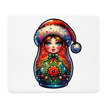 Russian Matryoshka Christmas Russia - Mouse Pad (horizontal) - white - Front