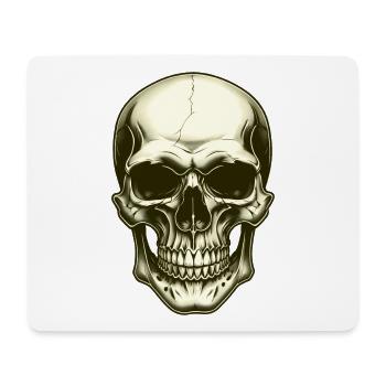 Skull skull - Mouse Pad (horizontal) - white - Front