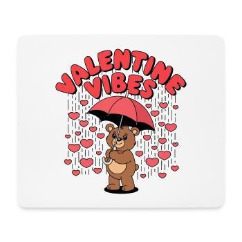 Valentine Vibes für verliebte zu Valentinstag - Mousepad (Querformat) - Weiß - Vorne