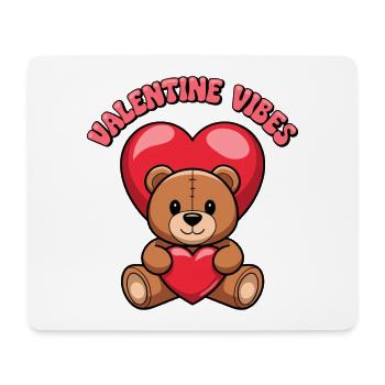 Ambiance de la Saint-Valentin pour les amoureux le jour de la Saint-Valentin - Tapis de souris (format paysage) - blanc - Devant