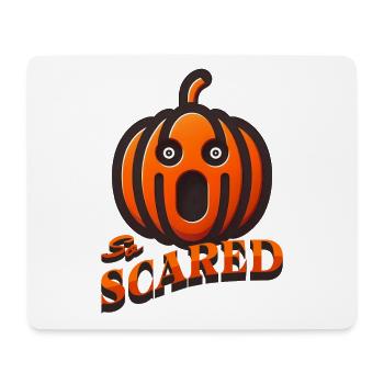Screaming Pumpkin Halloween - Mouse Pad (horizontal) - white - Front