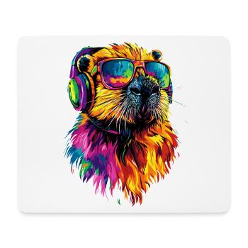 Biber Motiv Biberflüsterer Nagetiere Süßer Biber - Mousepad (Querformat) - Weiß - Vorne