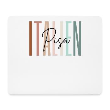 Italien Urlaub Pisa Städtereise Geschenk - Mousepad (Querformat) - Weiß - Vorne